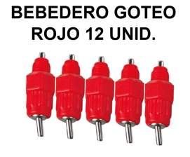 BEBEDERO GOTEO ROJO